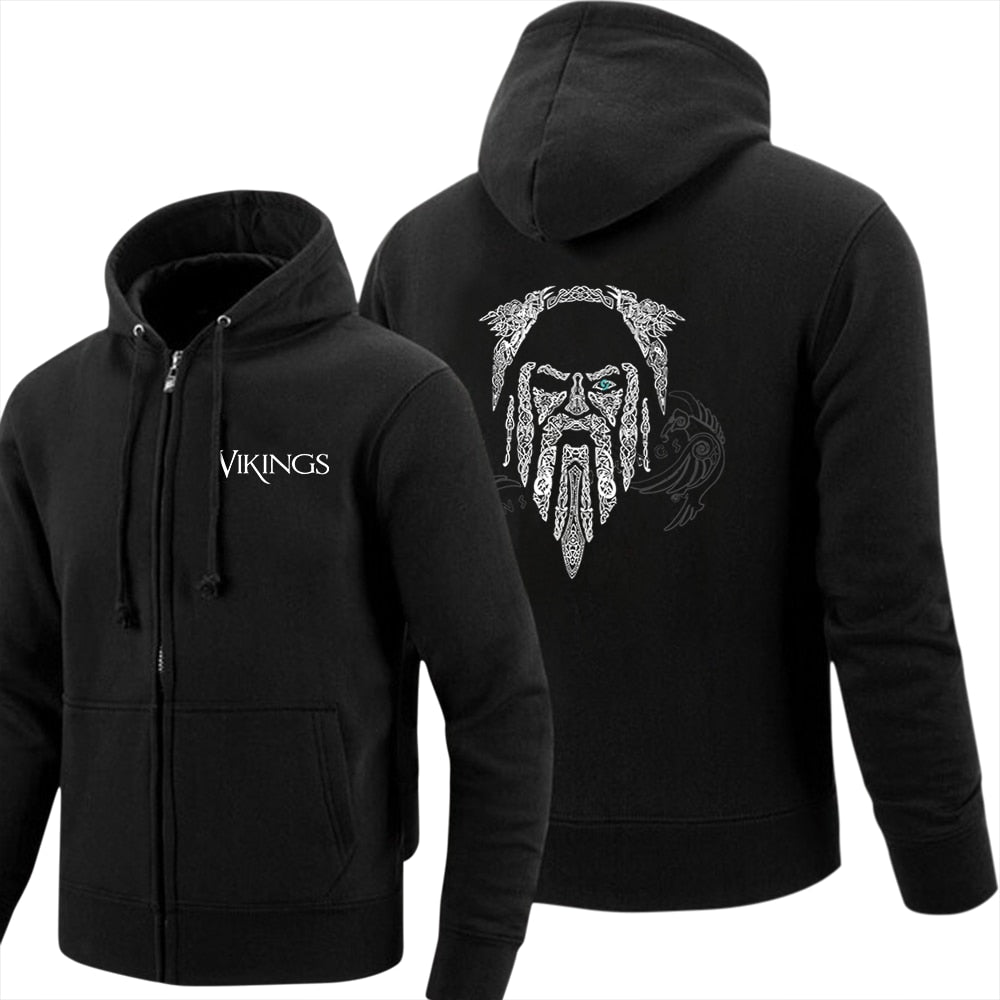 2022 New Odin Vikings Hoodies For Men Fashion Autumn Winter Viking legend Streetwear Mens Tracksuit Casual Sweatshirt Hoodies